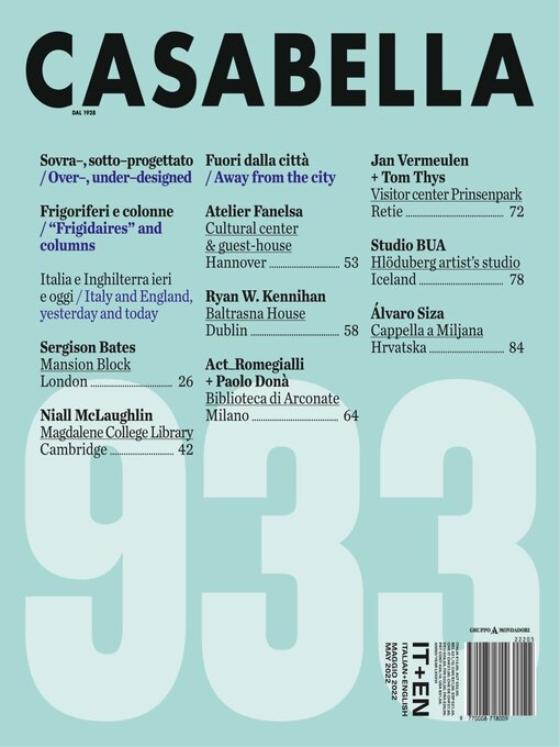 Title details for Casabella by Mondadori Media S.p.A., S.L.L. - Available